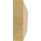 Ekena Millwork 2in. W x 8in. H x 24in. L Ridgewood Woodgrain TimberThane Rafter Tail, Primed Tan RFTUR02X08X24RIDRCPR - alternate 4